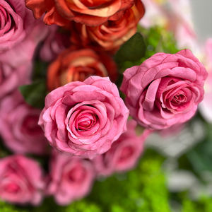 Promessa a <span class=keywords><strong>basso</strong></span> prezzo personalizzato <span class=keywords><strong>arco</strong></span> fiore artificiale all'ingrosso elegante bianco e rosa <span class=keywords><strong>arco</strong></span> fiore per la decorazione di nozze - Product Image 4