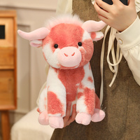 Boneka Sapi Lucu Custom, Hewan Boneka yang Dapat Dikustomisasi, Sapi Bayi Kawaii, Hadiah Ulang Tahun & Liburan, Grosir OEM ODM