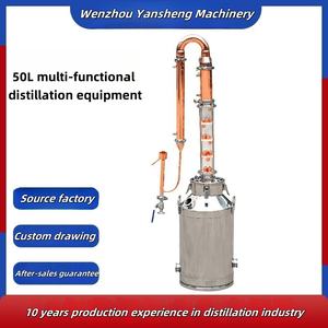 Colonne de Distillation Domestique en Acier Inoxydable Capacité 50L/100L/200L Alambic à Reflux pour la Production de Spiritueux - Product Image 2