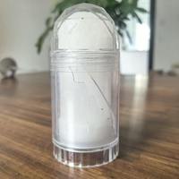Déodorant en stick personnalisable en pierre d'alun minérale naturelle, option d'emballage éco-responsable sans plastique