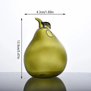 Fruit <strong>Shaped</strong> clear Glass <strong>Vase</strong> Creative Aromatherapy Bottle <strong>Vase</strong> Home Decoration Pomegranate Pear <strong>Flower</strong> Glass <strong>Vase</strong> - Product Image 6