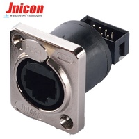 Jnicon Connecteur Ethernet RJ45 étanche IP65 pour écran d'affichage à LED intérieur et extérieur Connecteur Neutrik Xlr