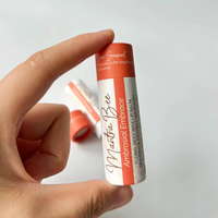 Tube en papier kraft pour baume à lèvres, emballage cosmétique vide de 5 g, fait main, écologique, 100 % biodégradable et recyclable, pour rouge à lèvres à poussoir