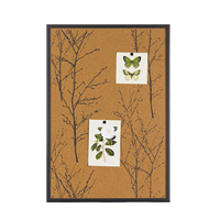 Tableau décoratif mural en toile avec cadre en bois pour la maison et le bureau, personnalisable pour afficher des informations sur la maison et l'école