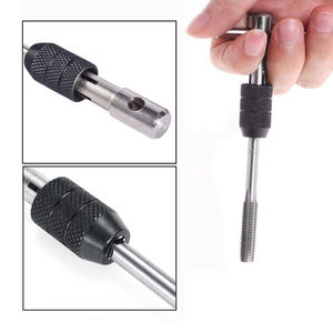 Llave de roscado manual ajustable KHC M3-M8 de acero de alta velocidad, juego de 6 piezas con funciones de avance y retroceso - Product Image 3