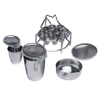 Creuset en platine avec couvercle Pot en platine de laboratoire 5/10/20/30/50/80/100/150/200ml haute pureté 99.95% Labware
