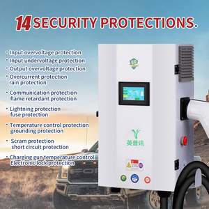 Estación de Carga Rápida para Vehículos Eléctricos de 20kw 30kw 40kw CC OCPP1.6J Cargador de Coche Eléctrico GBT CCS2 Pila de Carga Montada en la Pared 20kw 30kw 40kw CC - Product Image 4