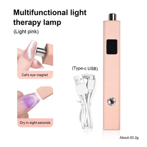 Lampe UV LED rechargeable à polymérisation rapide haute puissance, effet œil de chat magnétique, luxe léger, pour vernis gel et photothérapie - Product Image 6