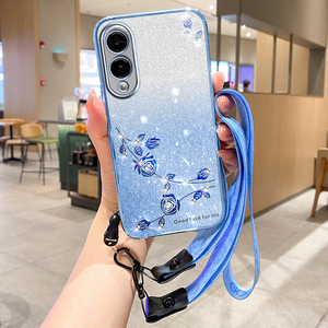 In <span class=keywords><strong>Vogue</strong></span> Chrome Lujoso Cordón Suave TPU Funda para Samsung A07/A17/A56/A36/A26/A16/A55/A35 Gradient Sparkling Phone Case Cover - Product Image 5