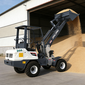 Mini Cargadora de Ruedas Eléctrica 4x4 con Cucharón de 0.3m, Funciona con Batería, <span class=keywords><strong>para</strong></span> <span class=keywords><strong>Trabajo</strong></span> Agrícola, Bajo Costo de Mantenimiento - Product Image 1