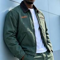 Veste Detroit respirante coupe-vent avec logo sur le devant American Vintage