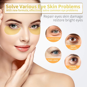 Mascarilla de Ojos de Colágeno con Cristales Dorados Antienvejecimiento con Complejo de Péptidos para Reafirmar y Levantar la Piel - Product Image 3