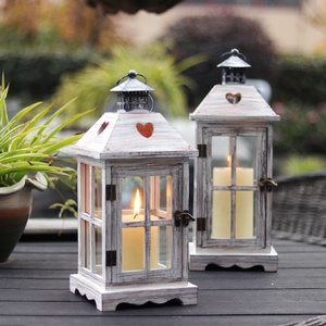 De <span class=keywords><strong>madera</strong></span> blanca linterna con parte superior de Metal para la vela decoración Hogar y Jardín de boda decoración de la linterna de <span class=keywords><strong>madera</strong></span> patio vela linterna - Product Image 6