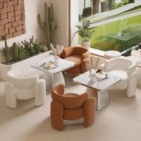 Fauteuil d'appoint moderne et simple en bois personnalisable pour salon, espace de beauté, zone de réception