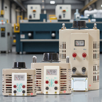 Transformateur Variable TDGC2 Monophasé Industriel en Cuivre Autotransformateur Réglable 0-300V Entrée 220VAC Transformateur Variable