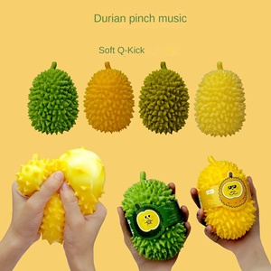 Artefacto de descompresión Durian, juguetes pequeños novedosos para niños de 5 a 7 años, artilugios extraños con trucos de pellizco de música de vacaciones - Product Image 1