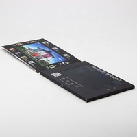Cadeau d'affaires publicitaire le plus vendu lcd cartes de remerciement écran voeux musique livre vidéo brochure carte