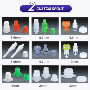 Pochette à bec verseur personnalisée en plastique écologique pour boissons liquides, 100 ml, pour jus de <span class=keywords><strong>banane</strong></span>, avec bouchon - Product Image 2