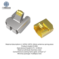 Vente en gros de contacts à ressort pour circuits imprimés plaqués or à haute conductivité, ressorts de mise à la terre SMT, clips d'antenne