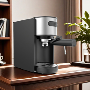 Cafetera Espresso Semiautomática Nova Capuchino, Eléctrica, de Acero Inoxidable, 1.3L, para Uso en Hoteles, 15 Bares de Presión, Programable - Product Image 1