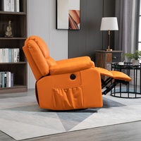 Fauteuil inclinable en cuir réglable manuellement, style tendance, de l'usine Anji, pour salon