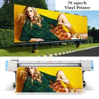 3,2 M de alta velocidad PVC etiqueta adhesiva eco solvente impresora plotter con doble cabezal de impresión