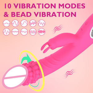 Extra Grote Usb Oplader Vibrator Waterdichte Toverstaf Konijn Massager Volwassen Seksproducten Met Verwarming En Vibrerende Functies - Product Image 3