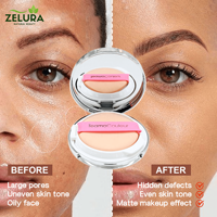 Poudre fixante en gelée minérale waterproof sans poudre, contrôle du sébum, longue tenue, fini mat, estompe les pores, marque privée