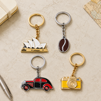 Pendentif personnalisé thème Opéra de Sydney, appareil photo vintage et voiture, élégant, en émail, pour sac