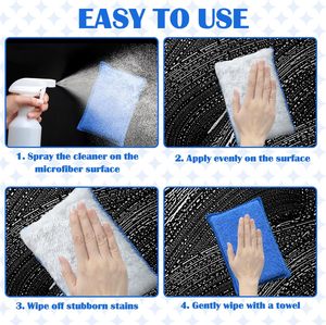 แปรงล้างรถไมโครไฟเบอร์สำหรับทำความสะอาดภายในรถยนต์ - Product Image 4