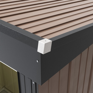 AJUNION Backyard <strong>Tools</strong> <strong>House</strong> Garden Shed Waterproof Metal Storage Shed Steel Garden <strong>House</strong> - Product Image 4