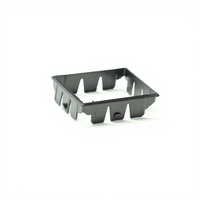 Manchon de raccordement carré en plastique noir 45x45 50x50 pour cadre de bureau scolaire moderne, réglable et durable, connecteur pour position debout