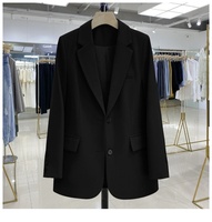 Veste de costume tendance I-1138 pour femme, manches longues, décontractée, simple, pour le bureau, affaires, formelle, élégante, blazer, veste