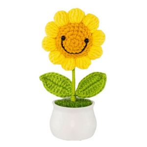 Juguetes de Ganchillo Hechos a Mano, Muñecos de Energía Positiva, Patito Amarillo, Animales, Vegetales, Flores, Muñecas - Product Image 1