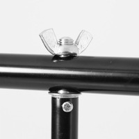 Support de fond de scène 200x200cm pour studio photo, kit de support pour arrière-plans de photographie, accessoires pour portraits et prises de vue de produits, compatible avec les fonds en PVC