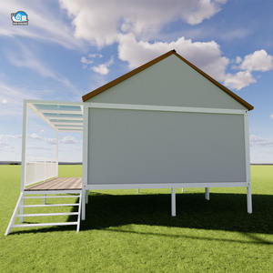 Фабричный изготовленный на заказ приподнятая платформа опционально 2 спальни контейнерный дом с Ванной Съемный передвижной дом для семьи контейнерный дом - Product Image 3