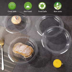 Factory Direct Food Grade Round Disposable Plastic Plates <b>for</b> Birthday Events - Product Image 5