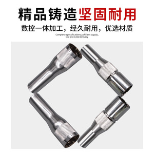 หัวเชื่อมป้องกันการลวก 350A 500A หัวฉีดอลูมิเนียมอัลลอยด์แบบปลายแบน สำหรับปืนเชื่อม - Product Image 2