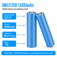 Batterie lithium INR21700-50GB 3.7V 4500mah pour banque d'alimentation, stockage d'énergie numérique 3C, outils électriques, moto électrique