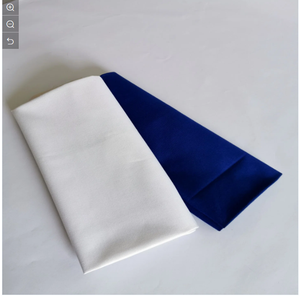 40s Tissu en coton peigné semblable à de la soie 135gsm Tissu Ripstop uni pour chemises et robes de garçons Style croisé pour vêtements et jupes - Product Image 5