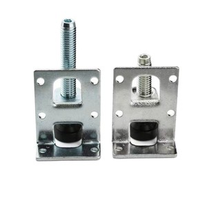 <b>Adjustable</b> Anti Slip Feet For Furniture Stainless Steel 50mm 75mm 100mm With Rubber Pad For <b>Table</b> Chair Wardrobe Support - Product Image 1