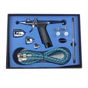 Pistolet aérographe HMX 116A 7,0 cc à alimentation par gravité, double action, vitesse réglable, pour travaux d'art, peinture, modélisme et artisanat - Product Image 1