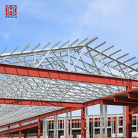Structure en acier préfabriquée modulaire personnalisée, design moderne, utilisation industrielle, atelier en acier préfabriqué, aluminium