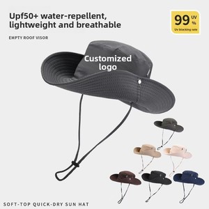 <span class=keywords><strong>Sombrero</strong></span> de Senderismo para Exteriores, Protección Solar para <span class=keywords><strong>Mujer</strong></span>, <span class=keywords><strong>Sombrero</strong></span> de Pescador para Hombre, Protección Solar para <span class=keywords><strong>Trekking</strong></span> de Verano, Impermeable, de Secado Rápido, a Rayas - Product Image 1