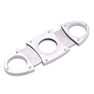 Stainless Steel V Shape Cigar Cutter Mini Portable Bar Style For Cigar Accessories - Product Image 2