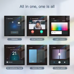 Tuya tường thông minh chuyển đổi và ổ cắm 4 inch bảng điều khiển được xây dựng trong Alexa ZigBee điều khiển trung tâm - Product Image 4