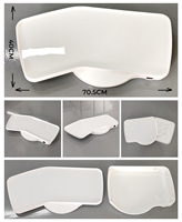 Plateau pour instruments dentaires pour fauteuil dentaire et chariot dentaire mobile, accessoire de fauteuil dentaire moulé par injection