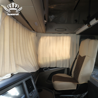 Nouveaux Rideaux de Camion en Daim Élégants, Bloquant la Lumière, Pare-Soleil, Ajustement Universel pour Accessoires Intérieurs SCANIA/VOLVO/DAF/MAN/HOWO