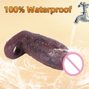 Extensor de Pene de Silicona Negro Hueco SXXY, Retrasa la Eyaculación, Alargador de Pene, Juguetes Sexuales, Funda para Pene, Potenciador Sexual para Hombres - Product Image 6