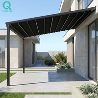 Pergola rétractable QINGYING pour jardin, auvent extérieur, gazebo